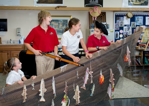 5th grade colonial boat tea party