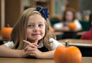 kindergarten girl | Veritas Academy | Classical Christian School