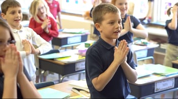 kids praying hands